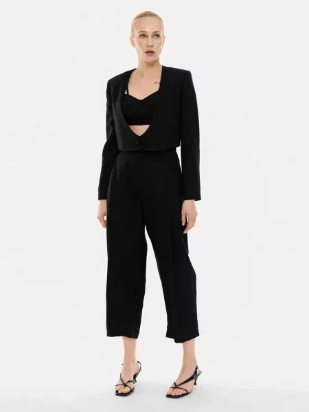 Pantaloni cutați Ringline' negru