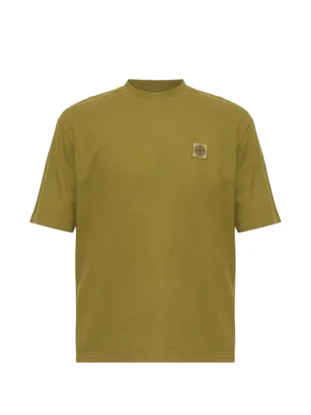 Tricou Stone Island cu strasuri verde