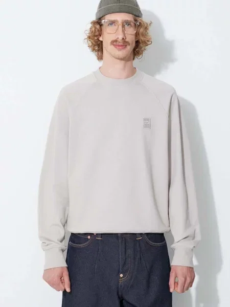 Кофта Filling Pieces однотонна сірий