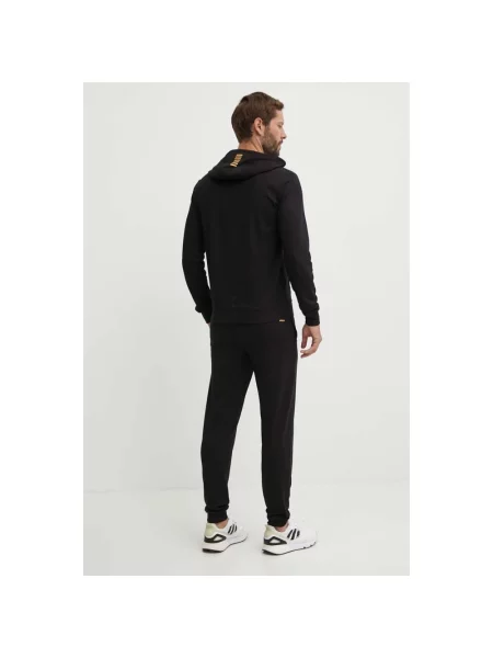 Komplet dresowy Ea7 Emporio Armani na siłownię czarny