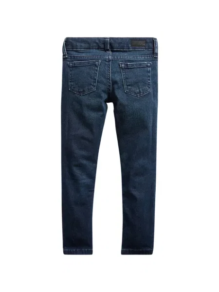 Jeansy skinny dziecięce Polo Ralph Lauren niebieskie