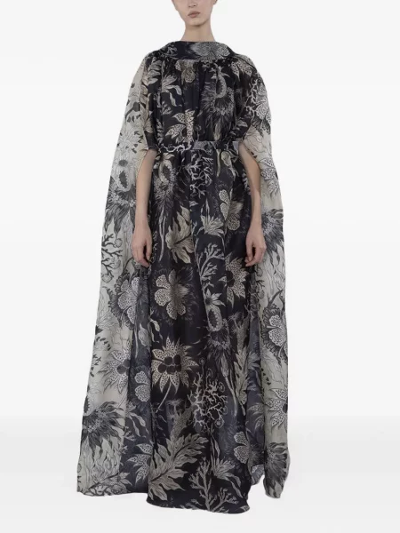 Maksi sukienka maxi Biyan garniturowa niebieska