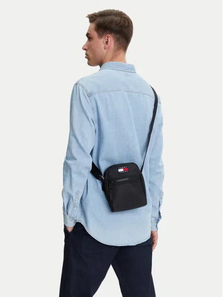 Tommy Jeans Torbica za okoli pasu črna