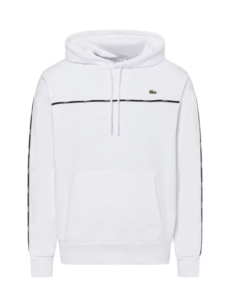 Lniana bluza Lacoste biała