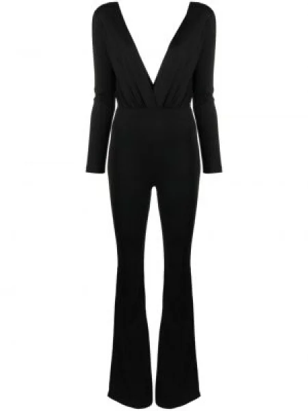 Kombinezon Alchemy z dekoltem w serek czarny