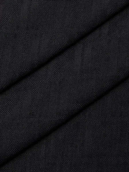 Fular Fendi cu autograf negru