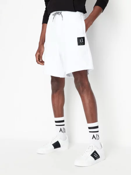 Armani Exchange Шорти повсякденні білий