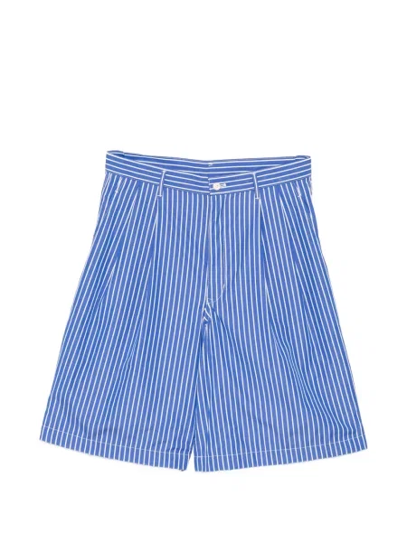 Pantaloni scurți Comme Des Garçons Shirt cu dungi albastru