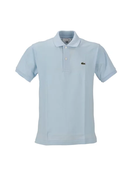 Lacoste koszulka polo Mężczyźni jednolity 4 niebieski