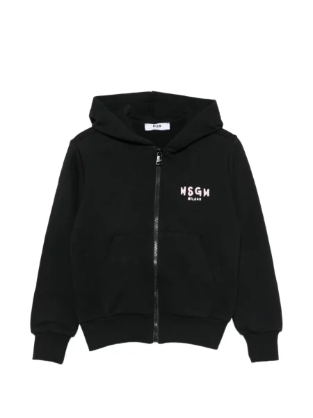 Bluza z kapturem dziecięca Msgm czarna