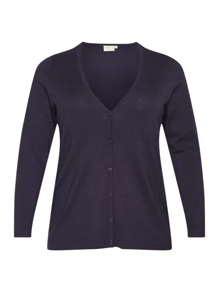 KAFFE CURVE Kardigan KC Farsia tmavě fialová