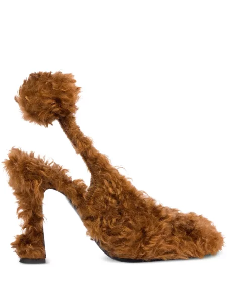 Pantofi cu toc Moschino maro