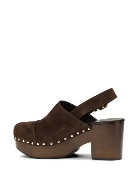 Papuci tip mules Chloé maro