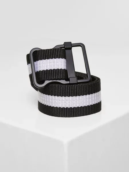 Urban Classics Curea negru alb