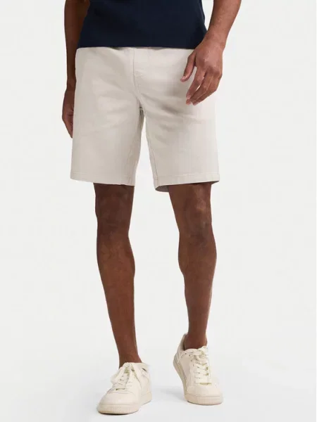 Šortky z materiálu Petrol Industries bílé