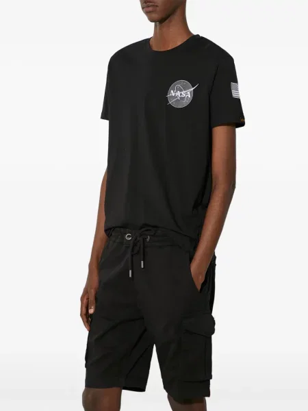 Pantaloni scurți cargo Alpha Industries negru