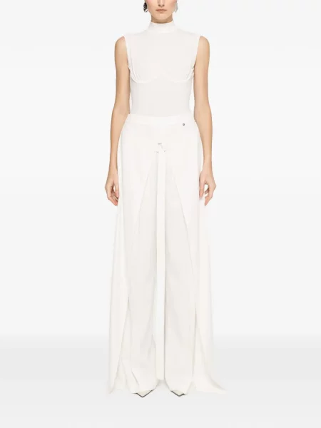 Pantaloni Nissa alb
