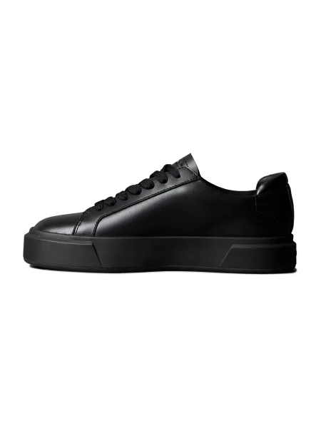 Sneakers Calvin Klein Basket Cupsole Laceup Lth Ml Negru alb