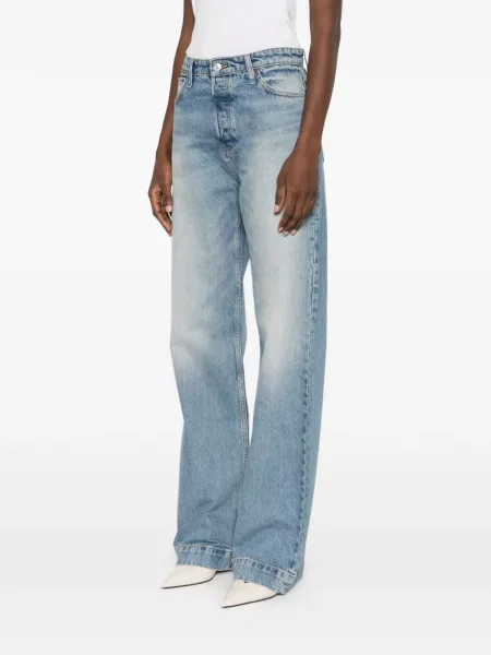 Szerokie jeansy Aya Muse niebieskie
