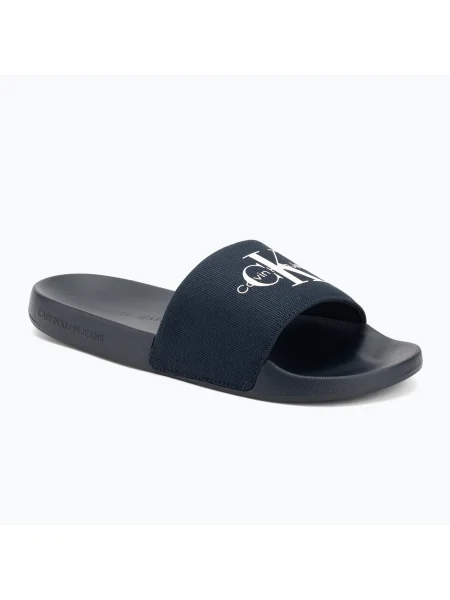Férfi papucs Calvin Klein Slide Monogram Cv triple calvin navy. Méret: 44 EU sötétkék