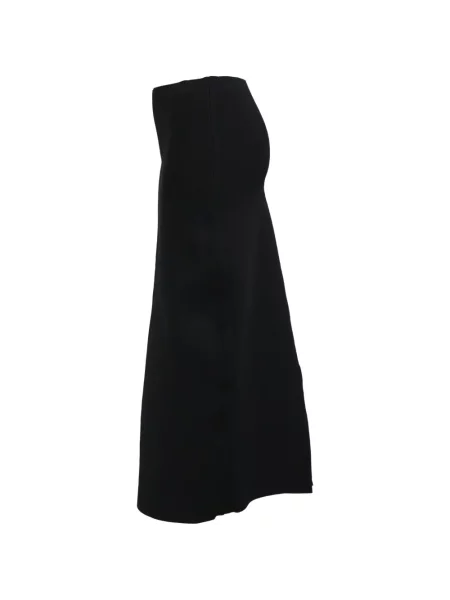 Fustă midi Victoria Beckham tricotate negru