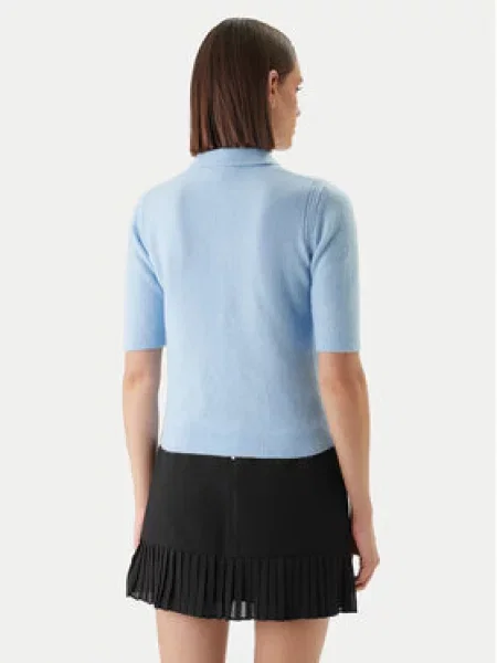 Morgan Pólóing Slim Fit világoskék