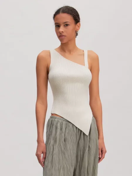 EDITED Top Coralie piszkosfehér