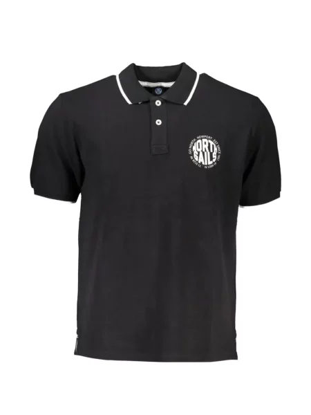 Tricou polo North Sails cu imagine negru