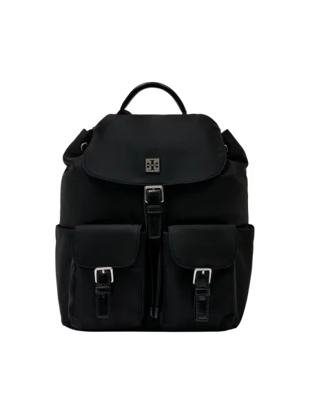 Plecak Tory Burch skórzany czarny