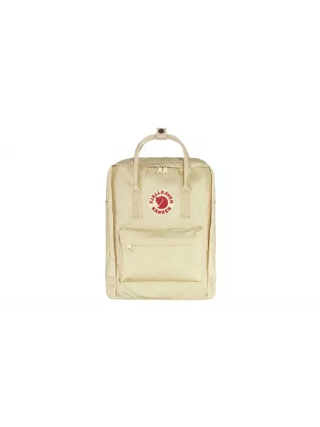 Fjallraven plecak Kanken beżowy duży z aplikacją biały