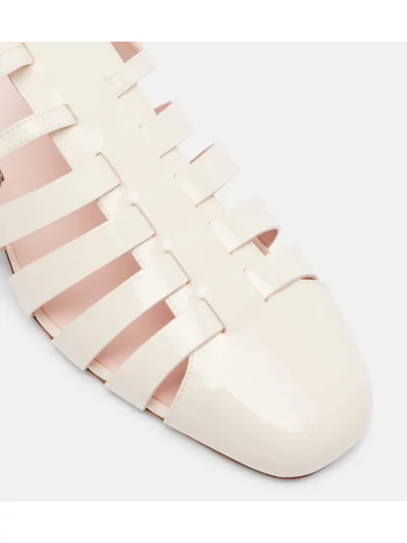 Sandale Roger Vivier din piele bej