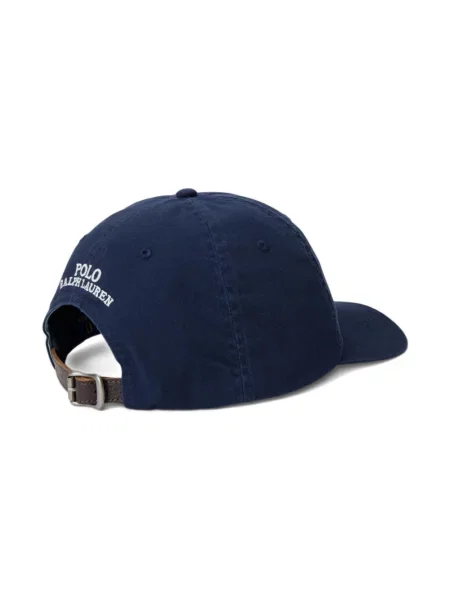 Czapka z daszkiem Polo Ralph Lauren z twillu niebieska