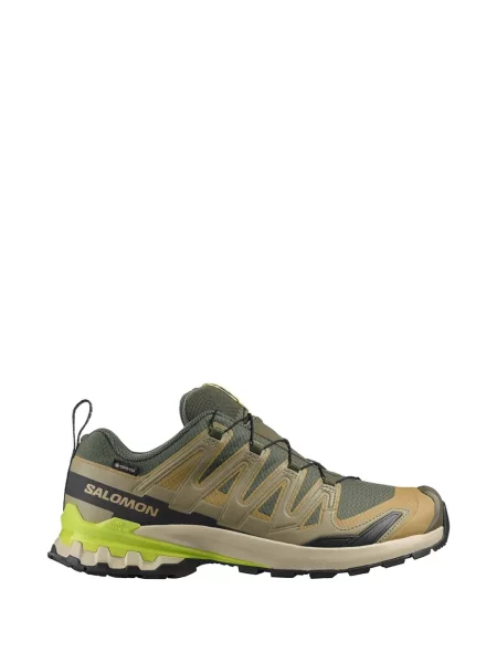 Sneakerși Salomon cu șireturi din dantelă verde