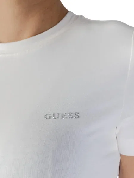 GUESS Funkcionalna majica TRACEY bela črna