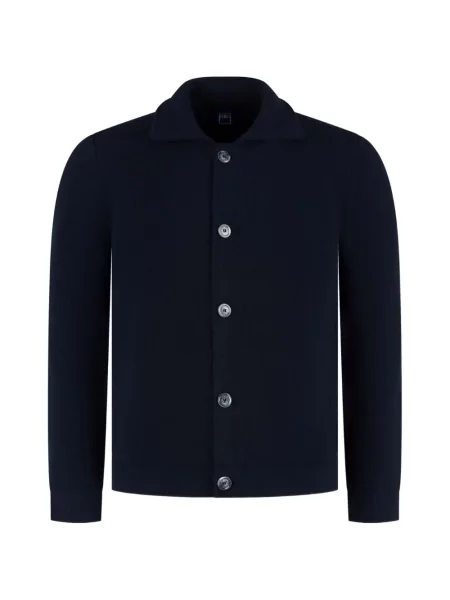 Gulerat cardigan Fedeli albastru
