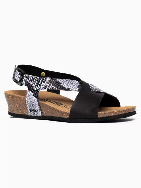 Bayton Sandale Salamanque negru alb