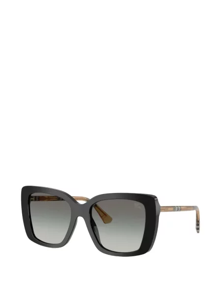 Kockás napszemüveg Burberry Eyewear fekete