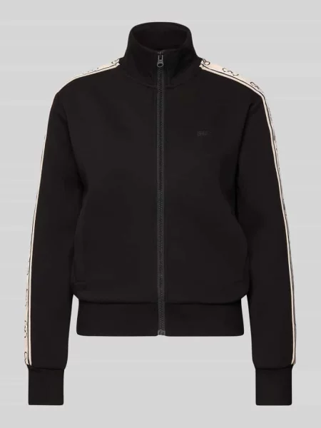 Bluza rozpinana z nadrukiem z logo model ‘BRITNEY’ Guess czarna