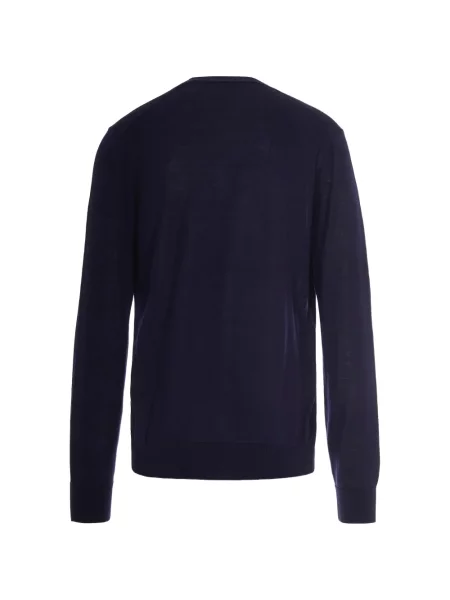 Cardigan Ballantyne de lână albastru
