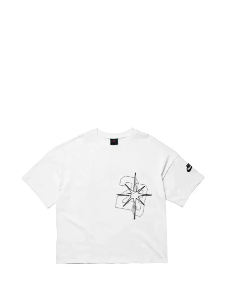 Tricou Jordan cu imagine alb