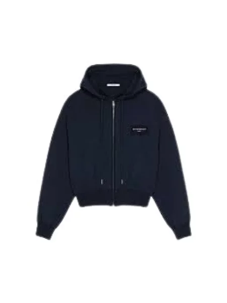 Koszula Givenchy z kokardką niebieska