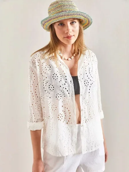 Bianco Lucci Halenka bílá