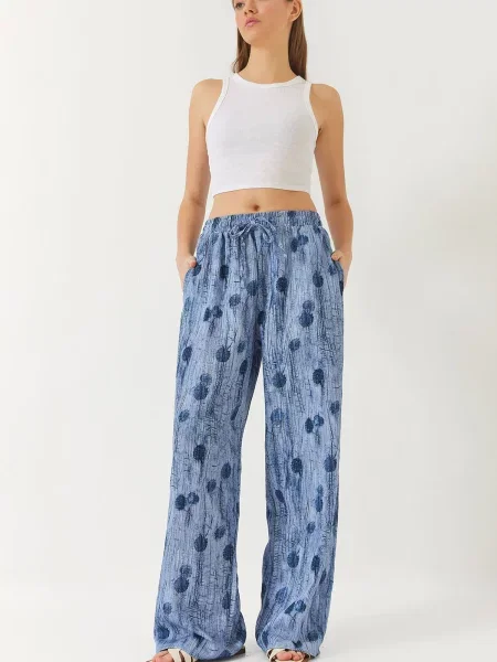 Bianco Lucci Pantaloni bleumarin / safir