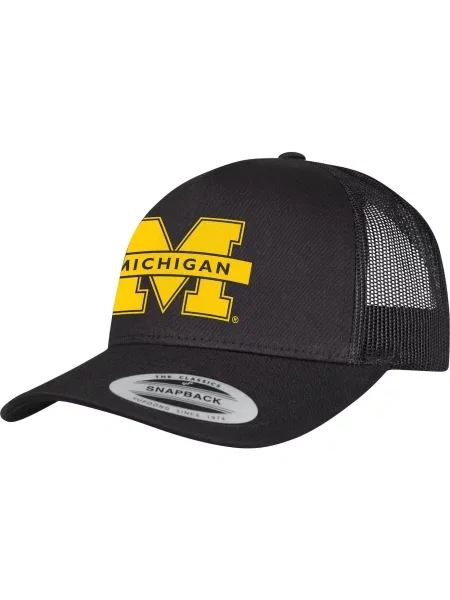 Merchcode Sapkák Michigan sárga fekete