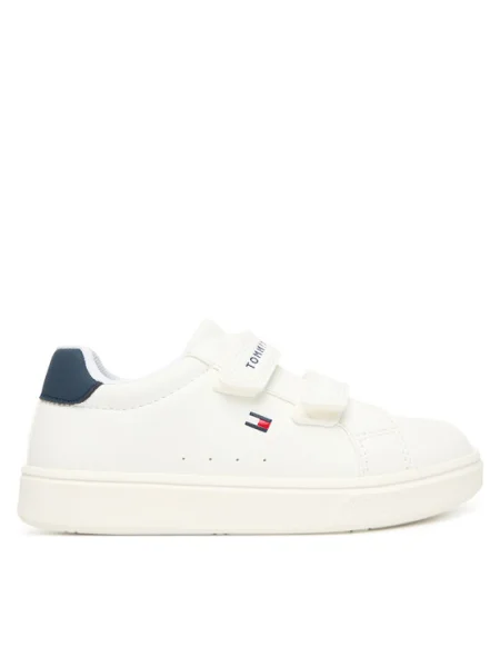 Tommy Hilfiger Sneakers Low Cut Velcro M alb