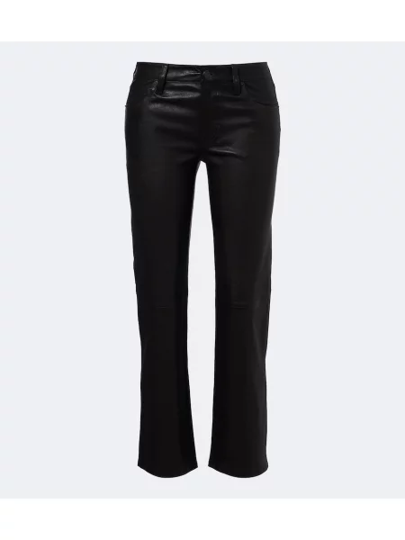 Pantaloni Frame din piele negru