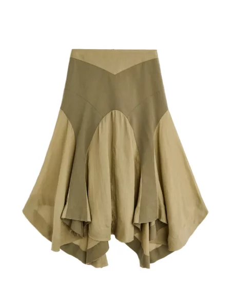 Fustă asimetrică Our Legacy asimetric verde