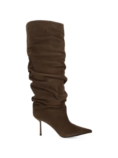 Botine Le Silla cu volane maro