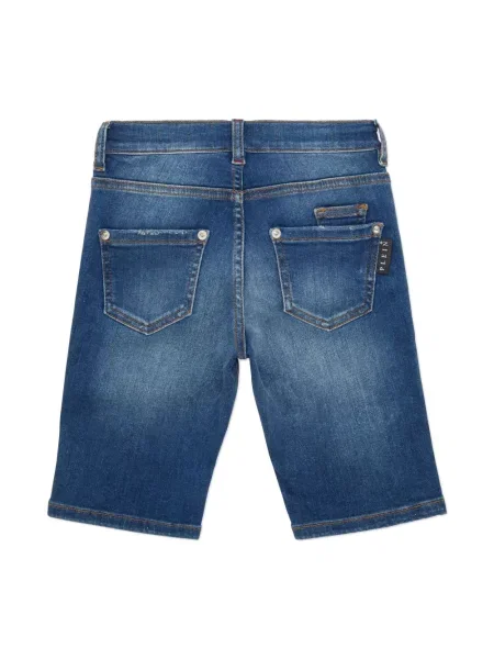 Szorty dziecięce Philipp Plein niebieskie