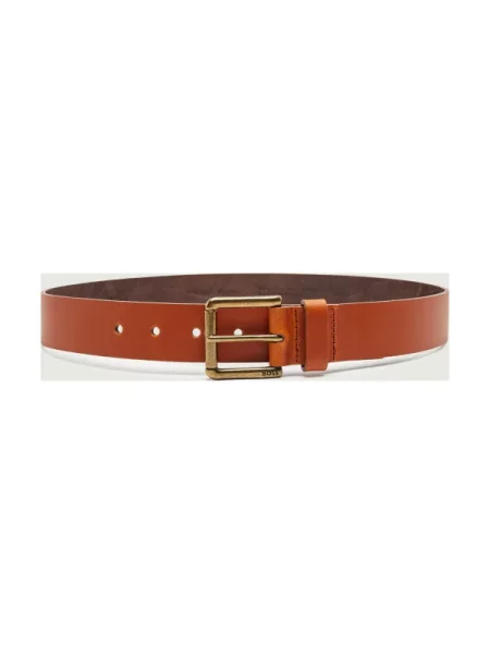 BOSS BLACK Curea de piele negru